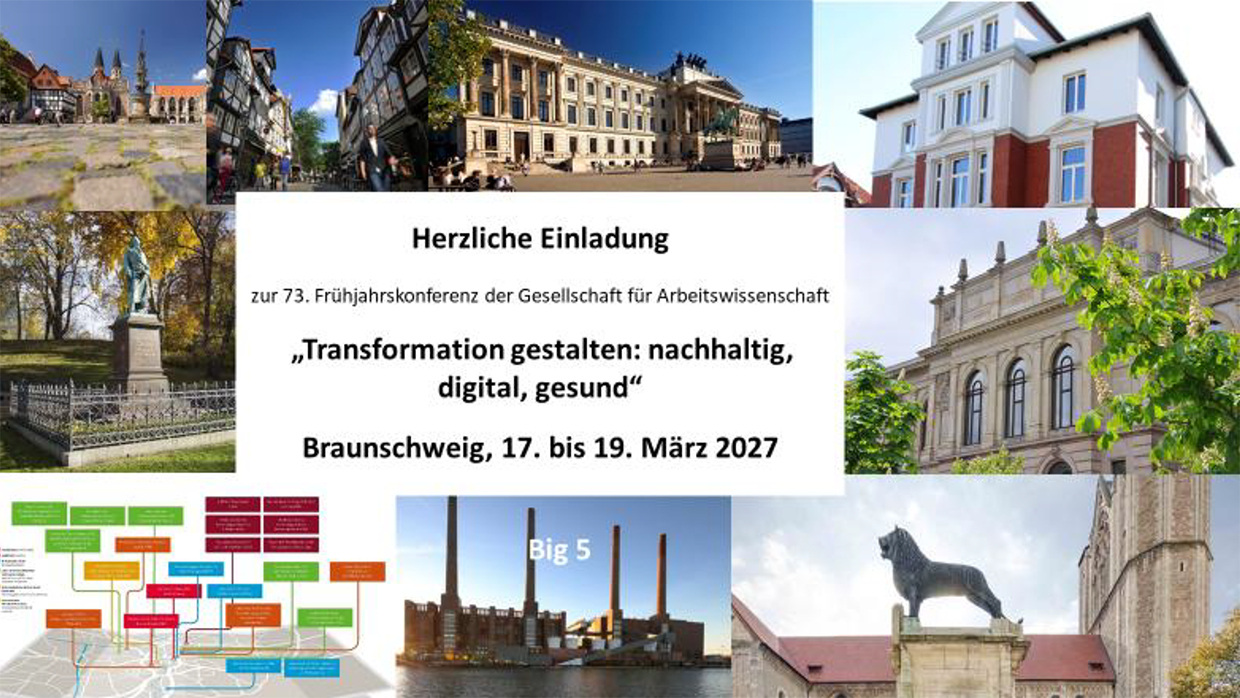 Ankündigung 73. GfA-Frühjahrskongress 2027